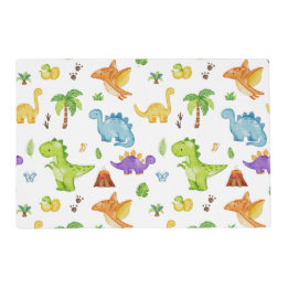 Kids Cute Dinosaur Pattern Placemat
