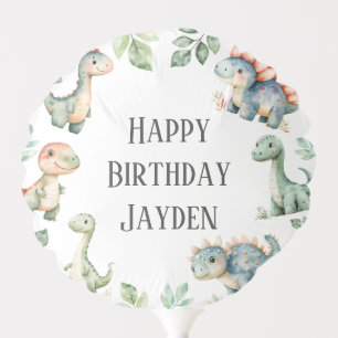 Kids Cute Dinosaur Themed Birthday Party Balloon