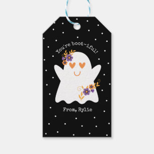 Kids Cute halloween Ghost Gift Tags