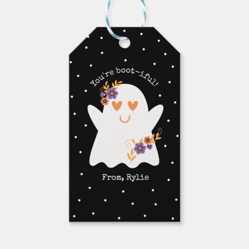 Kids Cute halloween Ghost Gift Tags