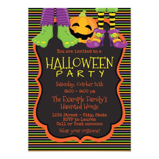 Cute Halloween Party Invitations 9