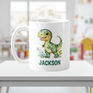 Kids Cute Personalized Dinosaur Mug