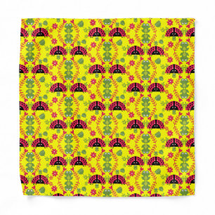 Kids Cute Whimsical ladybug Bandana