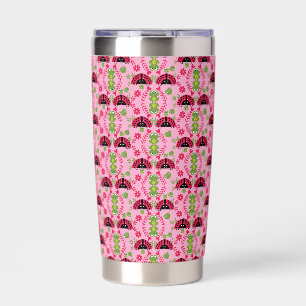 Kids Cute Whimsical ladybug Insulated Tumbler
