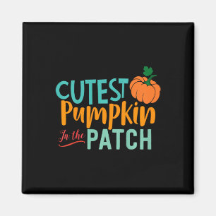Kids Cutest Pumpkin In The Patch Fun Fall Autumn S Magnet