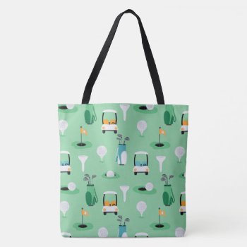 Kids  Dad  Grampa Golfer Golfcart Golfing Sporty Tote Bag by LilPartyPlanners at Zazzle
