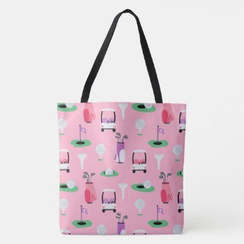 Kids  Dad  Grampa Golfer Golfcart Golfing Sporty Tote Bag by LilPartyPlanners at Zazzle