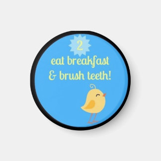 kid's daily routine chart magnet!!! magnet