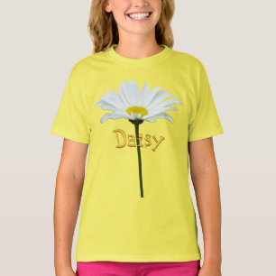 Kid's Daisy T-shirt Personalize Daisy Flower Shirt