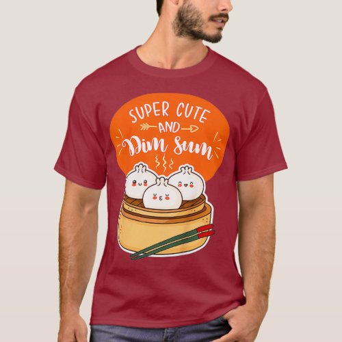 Kids Dim Sum Lover Gift For Girl Boy Dumpling T_Shirt