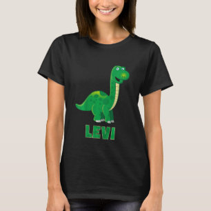 Kids Dino dinosaur name Levi T-Shirt