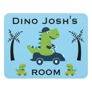 Kids Dinosaur Accessory Door Sign