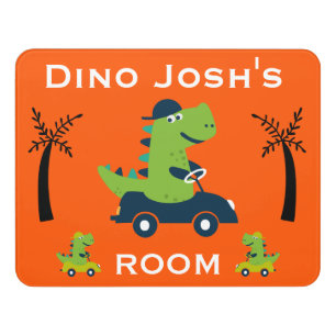 Kids Dinosaur Accessory Door Sign