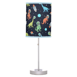 Kids Dinosaur Astronaut Pattern Table Lamp