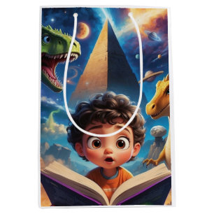 Kids Dinosaur Space Gift Bag