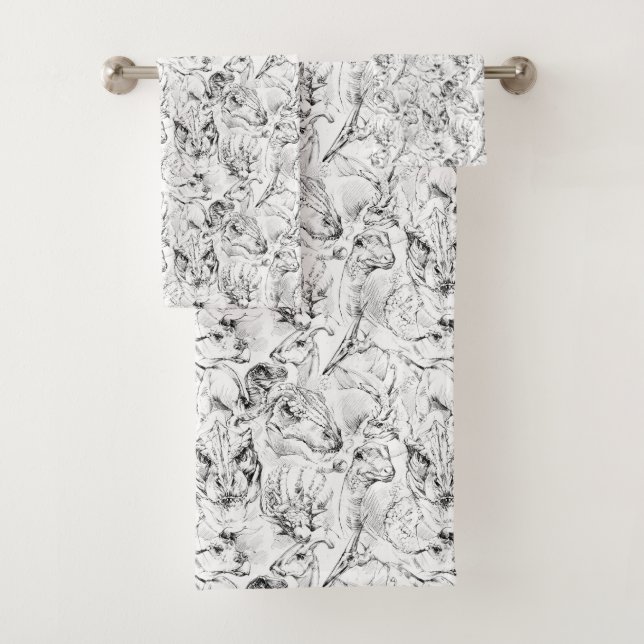 Kids Dinosaur Towel Set (Insitu)