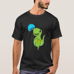 Kids Dinosaur Umbrella Hanukkah Rex Chanukah Jewis T-Shirt