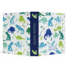 Kids Dinosaur Watercolor School Personalized Green