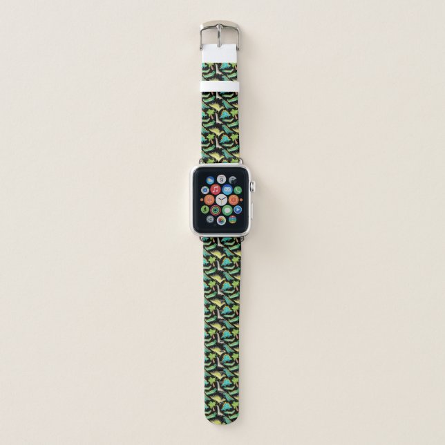 Kids Dinosaurs Apple Watch Band (Front)