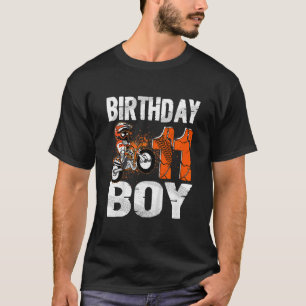 Kids Dirt Bike Rider 11 Years Old Motocross 11th B T-Shirt