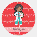 Kids Doctor Classic Round Sticker