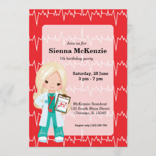 Kids Doctor Invitation