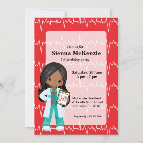 Kids Doctor Invitation