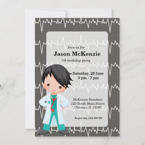 Kids Doctor Invitation