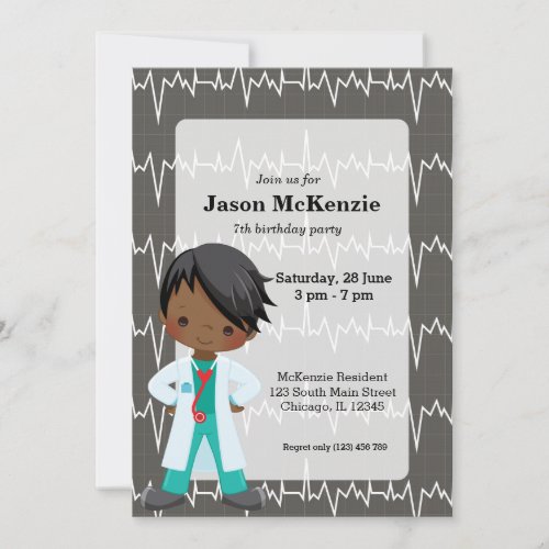 Kids Doctor Invitation