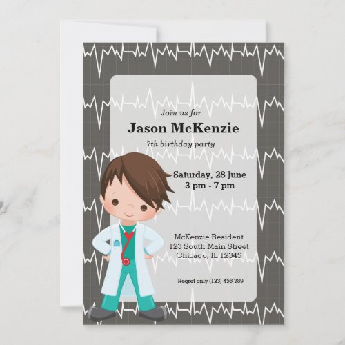 Kids Doctor Invitation