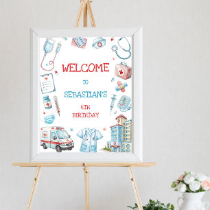 Kids Doctor Medical Emergency Welcome Sign
