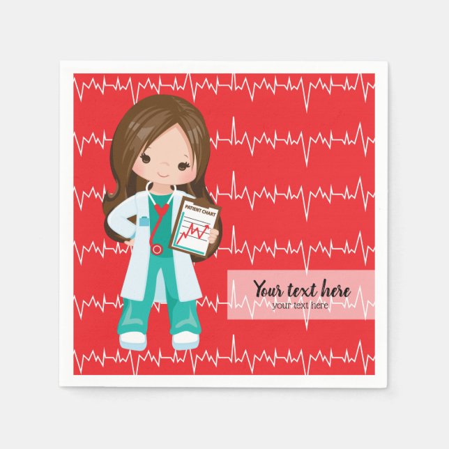 Kids Doctor Napkins (Front)
