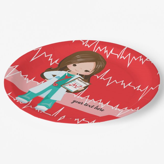 Kids Doctor Paper Plates (Angled)