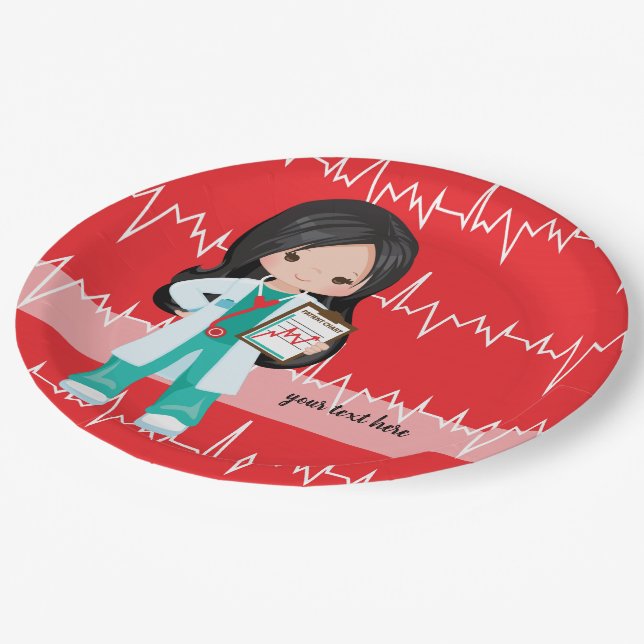 Kids Doctor Paper Plates (Angled)