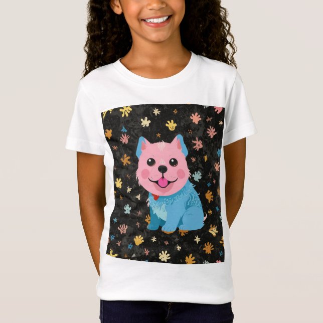 kids dog t shirt (Front)