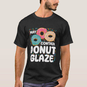 Kids Donut May Contain Donut Glace Doughnut T-Shirt