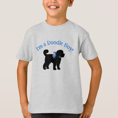 Kids Doodle Dog Personalized T_Shirt