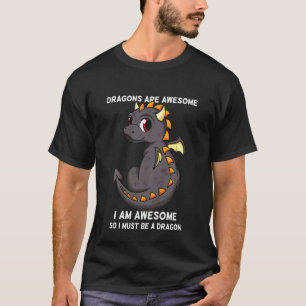 Kids Dragons Are Awesome Im A Dragon For Boys And T-Shirt