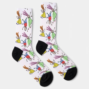 Kids Drawing on Socks