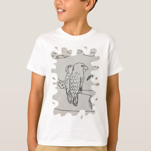 Kids Drawing Personalized T_Shirt