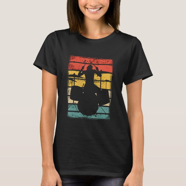 Kids drums drums  for kids drummer girls drums kid T-Shirt (Front)