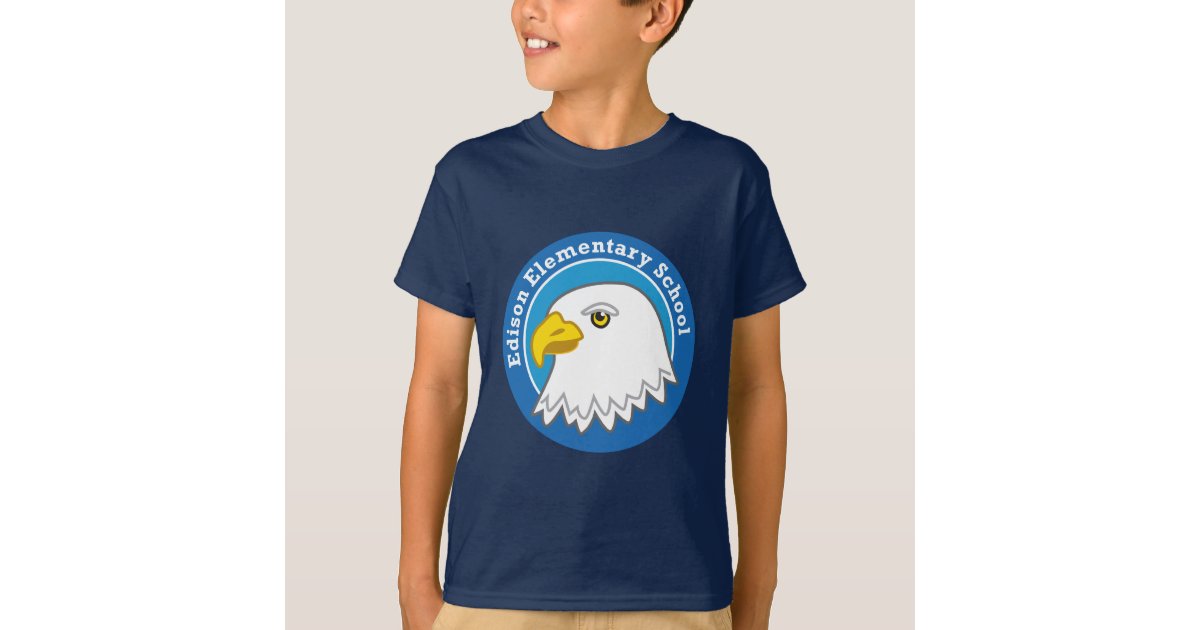 Kids Eagle Shirt (dark) Zazzle