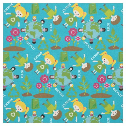 Kids Earth Day Fabric