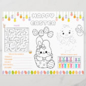 Kids Easter Activities Placemat (Front)