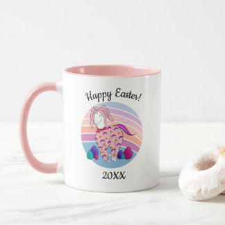 Kids Easter Bunny Unicorn in Bunny Suit Bunnicorn Mug