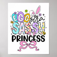 Kids Easter Day Egg-stra Sy Princess Girl Rabbit E