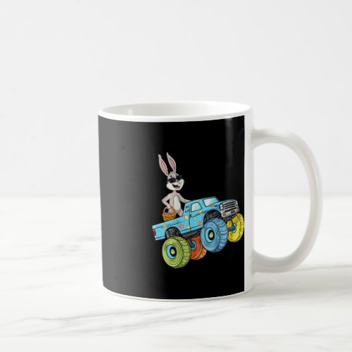 Kids Easter Rabbit Riding Monster Truck Fun Boys G Coffee Mug