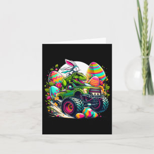 Kids Easter Shirts Boys Toddler Boy Rabbit T Rex M Card