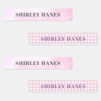 Kids | Elderly Parent Blush Pink Clothing Labels