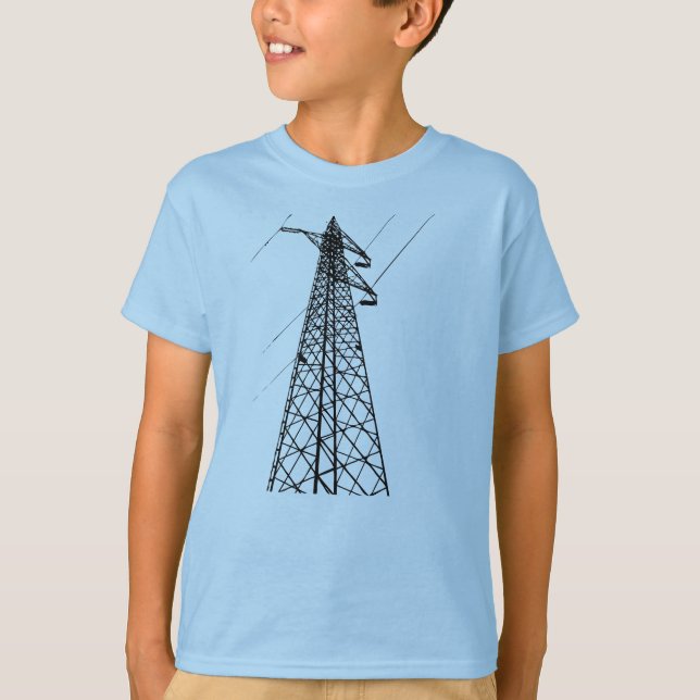 Kids Electricity Pylon T-shirt (Front)